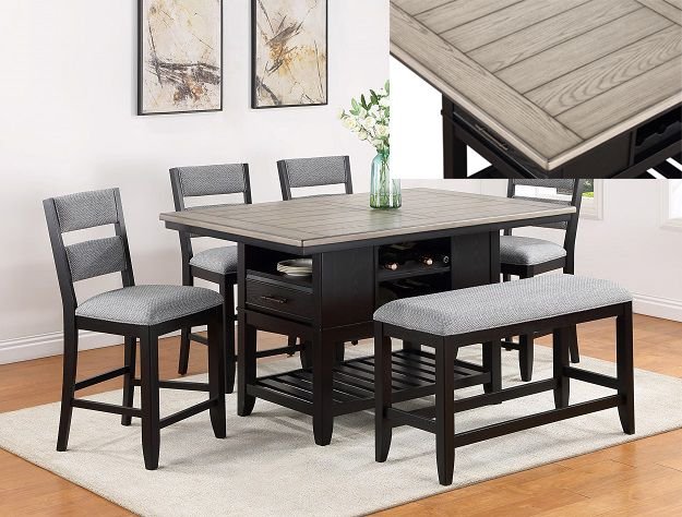 2716 5 PCs Frey Counter Height Dining
