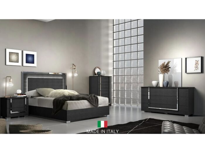 Antonella Collection Black  Queen 4 PCs